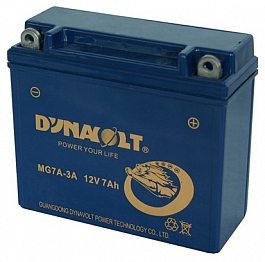 Dynavolt MG7-3А (MG7A-3А) гелевий акумулятор для мотоциклів і скутерів