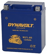 DYNAVOLT   MG7L-BS-C  7Ah гелевий акумулятор для мотоциклів і скутерів